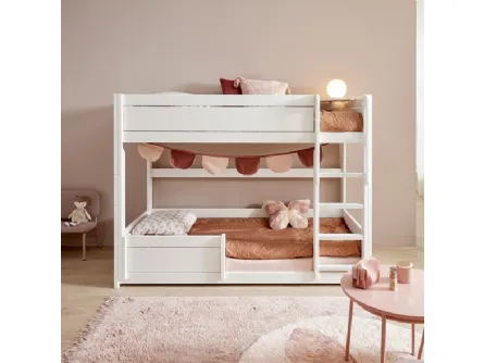 Cameretta Letto a castello basso con scaletta dritta di Lifetime Kidsroom